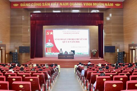 Hội nghị sinh hoạt chi bộ mẫu năm 2026