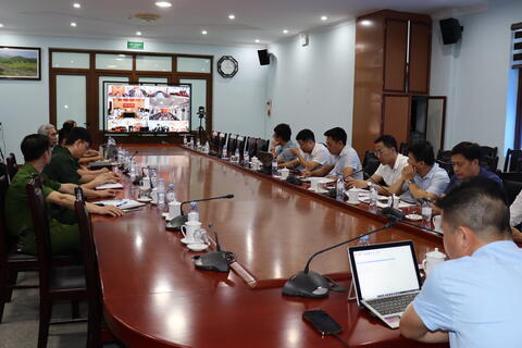 Xã Phong Thổ dự trực tuyến họp Ban Chỉ đạo thi tốt nghiệp Trung học phổ thông năm 2026 tỉnh Lai Châu