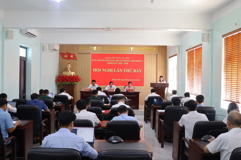 Hội nghị lần thứ bảy Ban Chấp hành Đảng bộ xã Phong Thổ khóa I, nhiệm kỳ 2025-2030