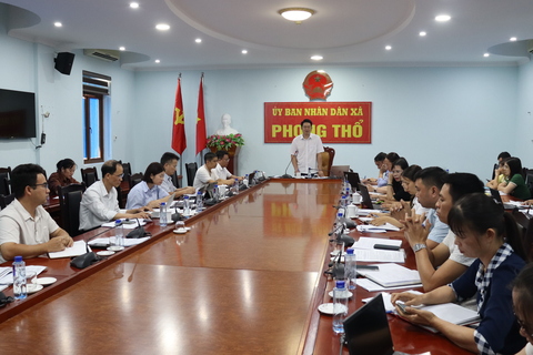 Đoàn giám sát HĐND xã giám sát việc triển khai thực hiện Nghị định số 66/2025/NĐ-CP ngày 12/3/2025 của Chính phủ